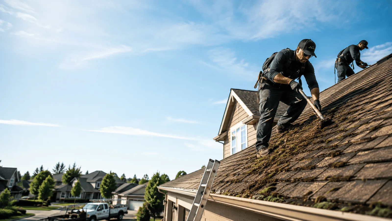 Roof Moss Removal in Weston, CT near me